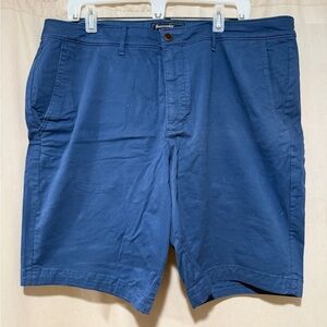 Abercrombie & Fitch Blue Flat Front Shorts
